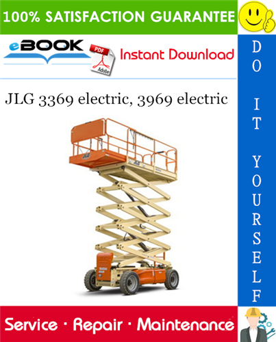 Thumbnail ☆☆ Best ☆☆ JLG 3369 electric, 3969 electric Service Repair Manual (P/N - 3120881)