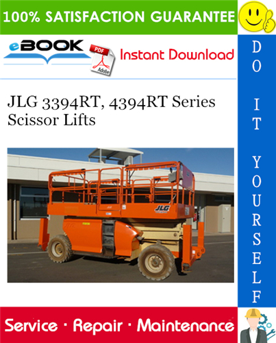 Thumbnail ☆☆ Best ☆☆ JLG 3394RT, 4394RT Series Scissor Lifts Service Repair Manual (P/N - 3121642)
