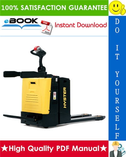 Thumbnail ☆☆ Best ☆☆ Hyster P2.0SE (B978) Pedestrian Pallet Truck Service Repair Manual