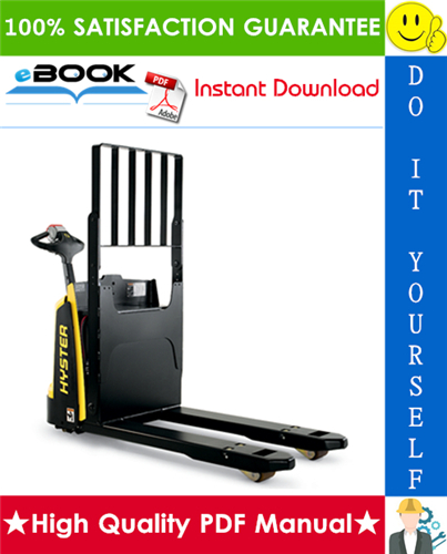 Thumbnail ☆☆ Best ☆☆ Hyster W45Z (C215) Walkie Pallet Truck Service Repair Manual