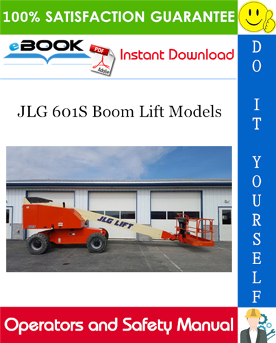 Thumbnail ☆☆ Best ☆☆ JLG 601S Boom Lift Models Operators and Safety Manual (P/N - 3121218)