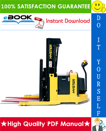 Thumbnail ☆☆ Best ☆☆ Hyster W20ZR, W30ZR, W40Z (C453) Walkie Reach Stacker Service Repair Manual