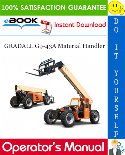 Thumbnail ☆☆ Best ☆☆ GRADALL G9-43A Material Handler Owner/Operator Manual Thumbnail ☆☆ Best ☆☆ GRADALL G9-43A Material Handler Owner/Operator Manual