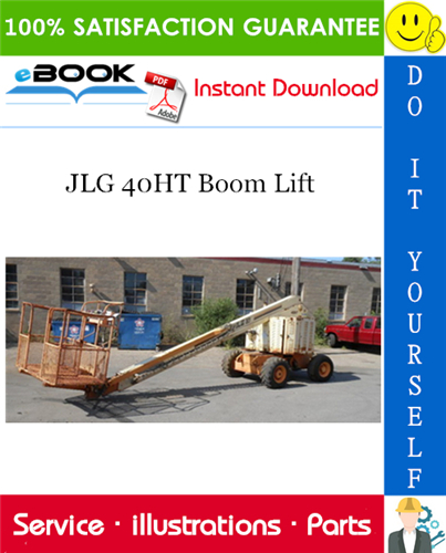 Thumbnail ☆☆ Best ☆☆ JLG 40HT Boom Lift Illustrated Parts Manual (P/N - 3120244)