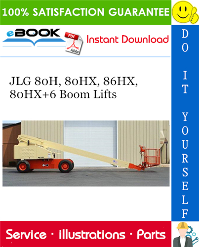 Thumbnail ☆☆ Best ☆☆ JLG 80H, 80HX, 86HX, 80HX+6 Boom Lifts Illustrated Parts Manual (P/N 3120272)