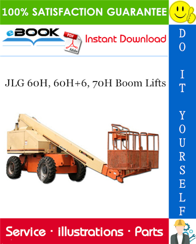 Thumbnail ☆☆ Best ☆☆ JLG 60H, 60H+6, 70H Boom Lifts Illustrated Parts Manual (P/N 3120290)