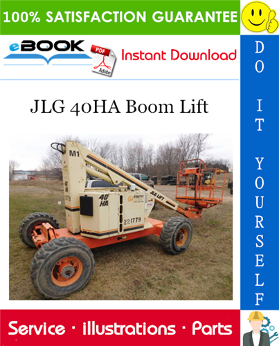 Thumbnail ☆☆ Best ☆☆ JLG 40HA Boom Lift Illustrated Parts Manual (P/N 3120673)