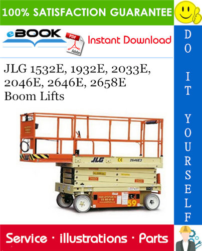 Thumbnail ☆☆ Best ☆☆ JLG 1532E, 1932E, 2033E, 2046E, 2646E, 2658E Boom Lifts Illustrated Parts Manual (P/N 3120726) Thumbnail ☆☆ Best ☆☆ JLG 1532E, 1932E, 2033E, 2046E, 2646E, 2658E Boom Lifts Illustrated Parts Manual (P/N 3120726)