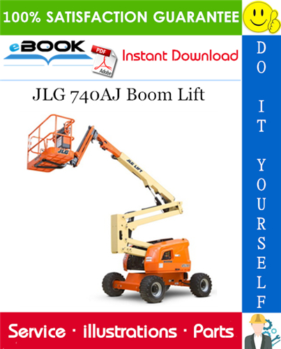 Thumbnail ☆☆ Best ☆☆ JLG 740AJ Boom Lift Illustrated Parts Manual (P/N 3121146)