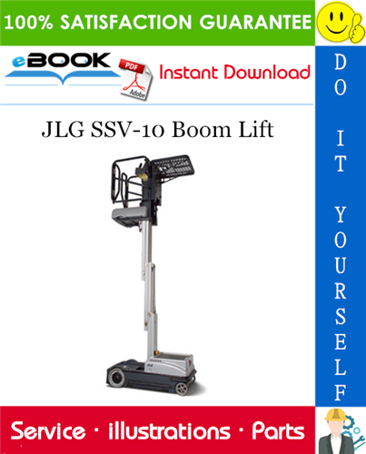 Thumbnail ☆☆ Best ☆☆ JLG SSV-10 Boom Lift Illustrated Parts Manual (P/N - 3121188)