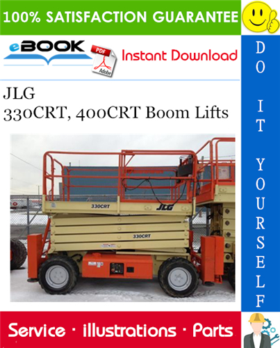 Thumbnail ☆☆ Best ☆☆ JLG 330CRT, 400CRT Boom Lifts Illustrated Parts Manual (P/N 3121805)