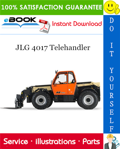Thumbnail ☆☆ Best ☆☆ JLG 4017 Telehandler Illustrated Parts Manual (P/N - 3121859)