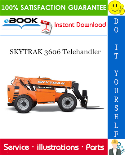 Thumbnail ☆☆ Best ☆☆ SKYTRAK 3606 Telehandler Illustrated Parts Manual (P/N - 8990299)