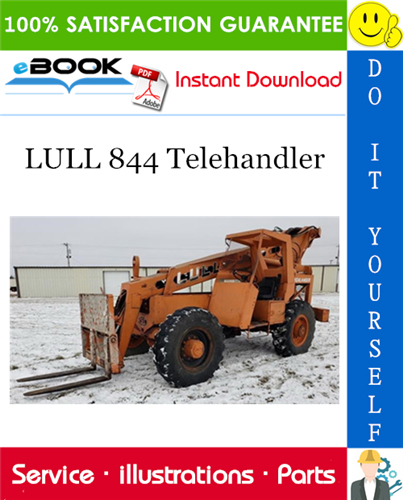 Thumbnail ☆☆ Best ☆☆ LULL 844 Telehandler Illustrated Parts Manual (P/N - 10709910)