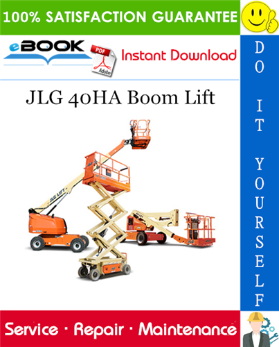 Thumbnail ☆☆ Best ☆☆ JLG 40HA Boom Lift Service Repair Manual (P/N - 3120672)