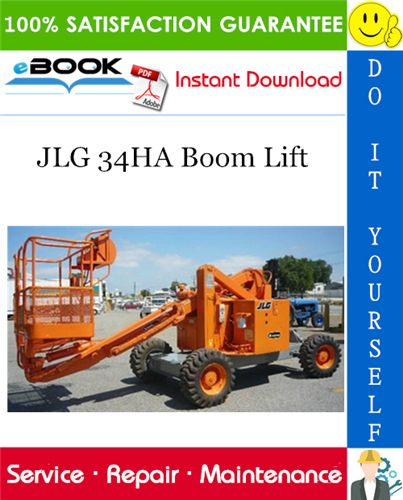 Thumbnail ☆☆ Best ☆☆ JLG 34HA Boom Lift Service Repair Manual (P/N - 3120675)