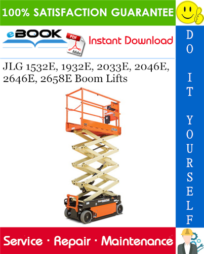 Thumbnail ☆☆ Best ☆☆ JLG 1532E, 1932E, 2033E, 2046E, 2646E, 2658E Boom Lifts Service Repair Manual (P/N - 3120725) Thumbnail ☆☆ Best ☆☆ JLG 1532E, 1932E, 2033E, 2046E, 2646E, 2658E Boom Lifts Service Repair Manual (P/N - 3120725)