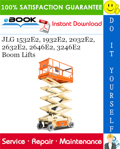 Thumbnail ☆☆ Best ☆☆ JLG 1532E2, 1932E2, 2032E2, 2632E2, 2646E2, 3246E2 Boom Lifts Service Repair Manual (P/N - 3120737) Thumbnail ☆☆ Best ☆☆ JLG 1532E2, 1932E2, 2032E2, 2632E2, 2646E2, 3246E2 Boom Lifts Service Repair Manual (P/N - 3120737)