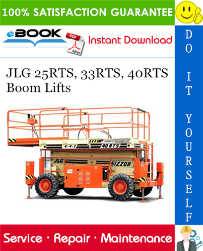 Thumbnail ☆☆ Best ☆☆ JLG 25RTS, 33RTS, 40RTS Boom Lifts Service Repair Manual (P/N - 3120826) Thumbnail ☆☆ Best ☆☆ JLG 25RTS, 33RTS, 40RTS Boom Lifts Service Repair Manual (P/N - 3120826)