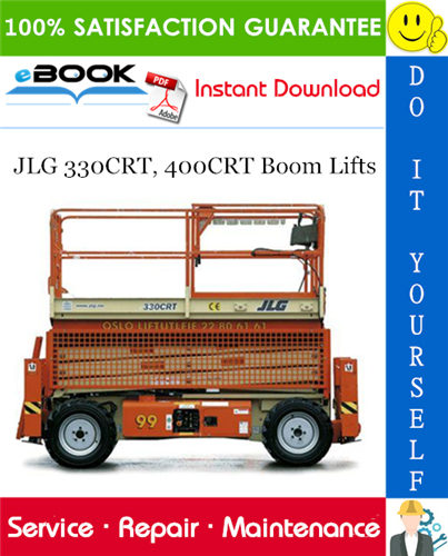 Thumbnail ☆☆ Best ☆☆ JLG 330CRT, 400CRT Boom Lifts Service Repair Manual (P/N - 3121804)