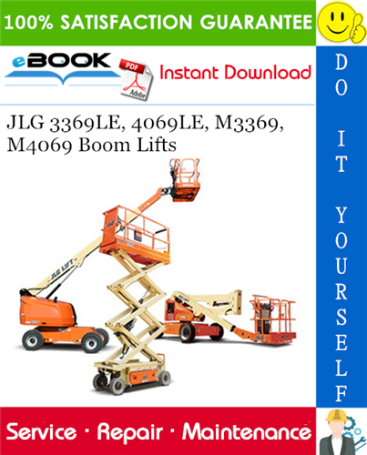 Thumbnail ☆☆ Best ☆☆ JLG 3369LE, 4069LE, M3369, M4069 Boom Lifts Service Repair Manual (P/N - 3121824)