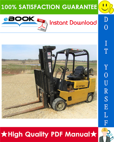 Thumbnail ☆☆ Best ☆☆ Hyster S40XL, S50XL, S60XL (A187) Forklift Trucks Service Repair Manual