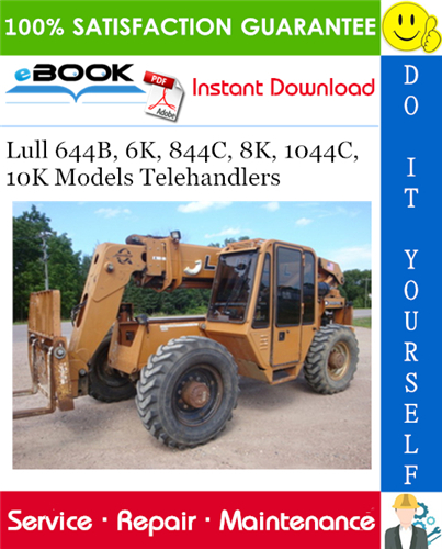 Thumbnail ☆☆ Best ☆☆ Lull 644B, 6K, 844C, 8K, 1044C, 10K Models Telehandlers Service Repair Manual
