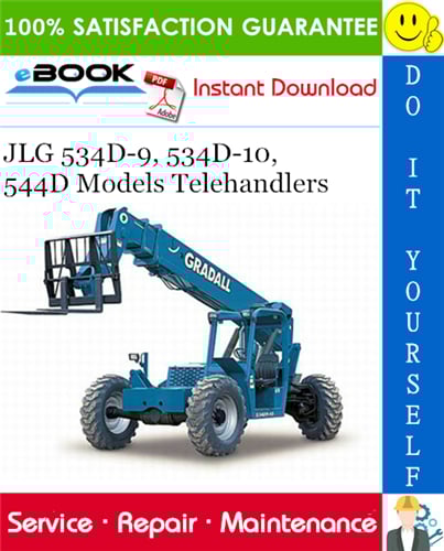 Thumbnail ☆☆ Best ☆☆ JLG 534D-9, 534D-10, 544D Models Telehandlers Service Repair Manual (P/N - 31200170)