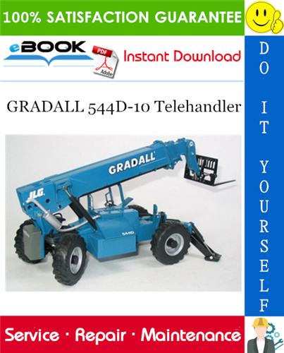 Thumbnail ☆☆ Best ☆☆ GRADALL 544D-10 Telehandler Service Repair Manual (P/N - 9136-4003)
