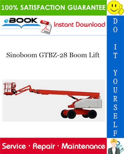 Thumbnail ☆☆ Best ☆☆ Sinoboom GTBZ-28 Boom Lift Service Repair Manual
