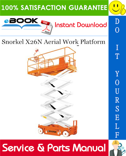 Thumbnail ☆☆ Best ☆☆ Snorkel X26N Aerial Work Platform Service & Parts Manual