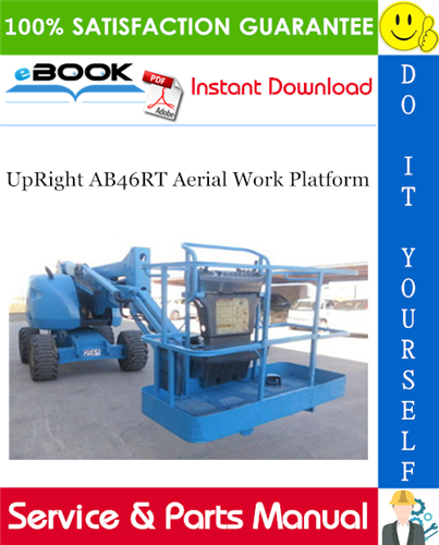 Thumbnail ☆☆ Best ☆☆ UpRight AB46RT Aerial Work Platform Service & Parts Manual