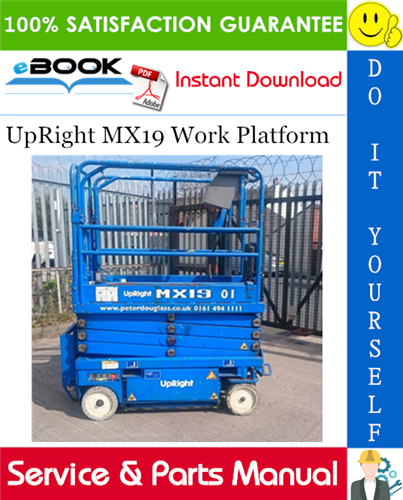Thumbnail ☆☆ Best ☆☆ UpRight MX19 Work Platform Service & Parts Manual