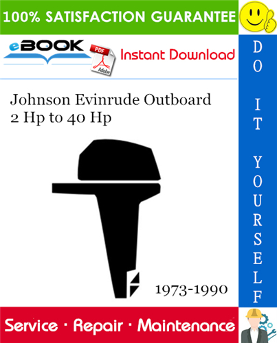 Thumbnail ☆☆ Best ☆☆ Johnson Evinrude Outboard 2 Hp to 40 Hp Service Repair Manual 1973-1990 Download 