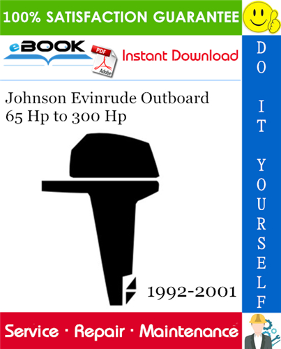 Thumbnail ☆☆ Best ☆☆ Johnson Evinrude Outboard 65 Hp to 300 Hp Service Repair Manual 1992-2001 Download