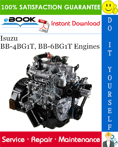 Thumbnail ☆☆ Best ☆☆ Isuzu BB-4BG1T, BB-6BG1T Engines Service Repair Manual 