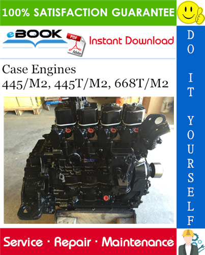 Thumbnail ☆☆ Best ☆☆ Case Engines 445/M2, 445T/M2, 668T/M2 Service Repair Manual 