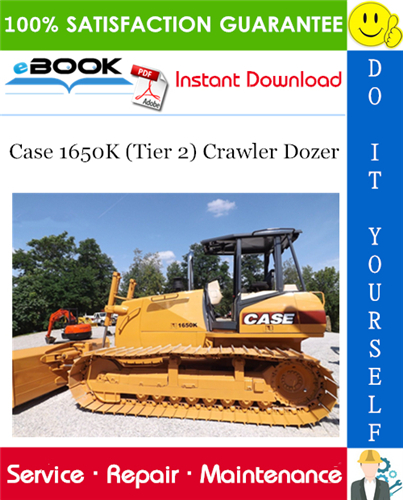 Thumbnail ☆☆ Best ☆☆ Case 1650K (Tier 2) Crawler Dozer Service Repair Manual