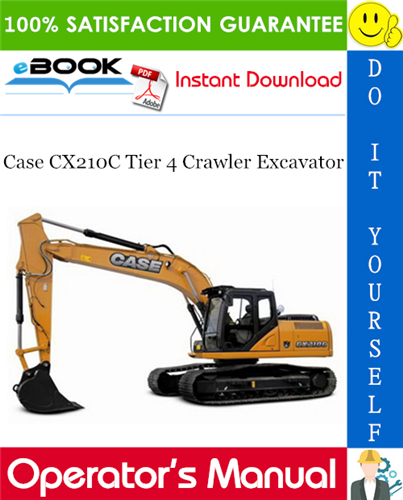 Thumbnail ☆☆ Best ☆☆ Case CX210C Tier 4 Crawler Excavator Operators Manual Thumbnail ☆☆ Best ☆☆ Case CX210C Tier 4 Crawler Excavator Operators Manual