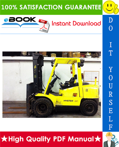 Thumbnail ☆☆ Best ☆☆ Hyster S70XM, S80XM, S100XM, S120XM, S120XMS, S80XM BCS,  S100XM BCS, S120XMSPRS [E004] Forklift Trucks Service Repair Manual