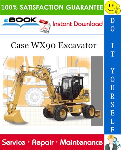 Thumbnail ☆☆ Best ☆☆ Case WX90 Excavator Service Repair Manual