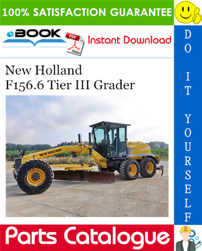 Thumbnail ☆☆ Best ☆☆ New Holland F156.6 Tier III Grader Service Parts Catalogue