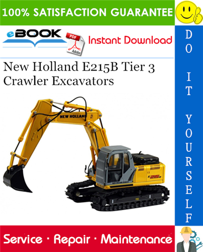 Thumbnail ☆☆ Best ☆☆ New Holland E215B Tier 3 Crawler Excavators Service Repair Manual