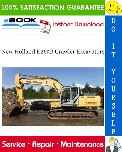 Thumbnail ☆☆ Best ☆☆ New Holland E265B Crawler Excavators Service Repair Manual