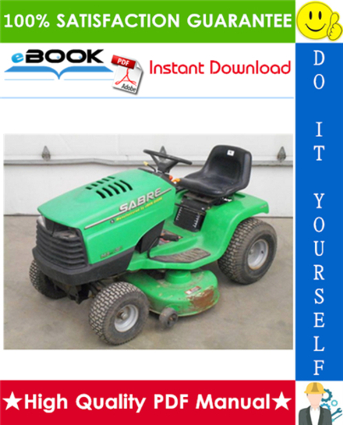 Best ☆☆ John Deere Sabre Lawn Tractor Technical Manual Tradebit