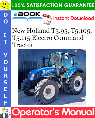 Best ☆☆ New Holland T5.95, T5.105, T5.115 Electro Command - Tractor