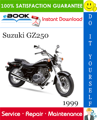 Best ☆☆ 1999 Suzuki GZ250 Motorcycle Service Repair Manual - Tradebit