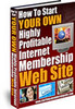 Thumbnail How to Start a Membership Website (PLR)