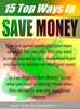 Thumbnail 15 Top Ways To Save Money