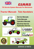 Thumbnail Mans Claas Tractors Overhall and Service Check List manual